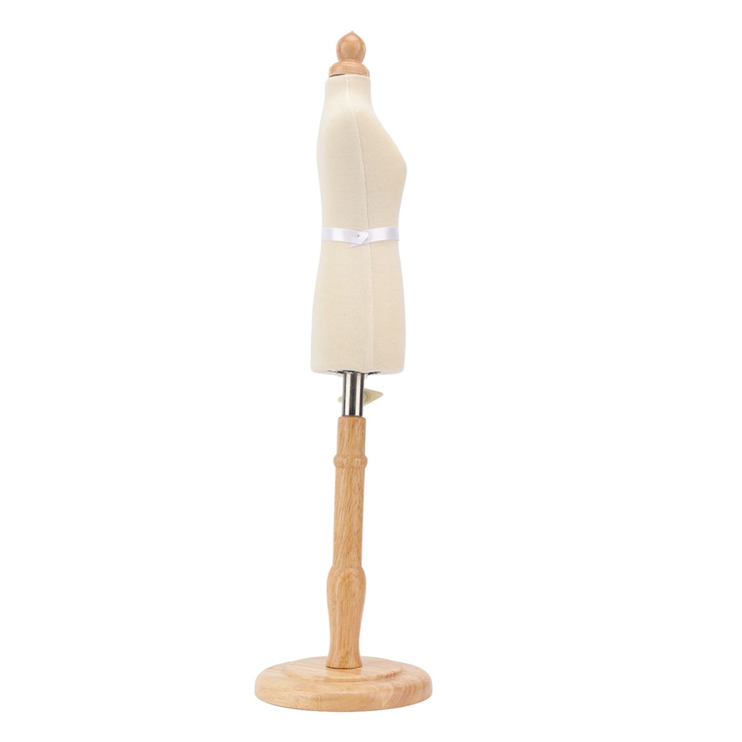 Female Dress Form Professional Beech Wood Durable Sewing Dress Form with Wooden Base for Clothing Dress Display