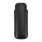 Leather Cigar Case Portable 2 Finger Cigar Holder for Travel Business Trip Boyfriend Gifts Black