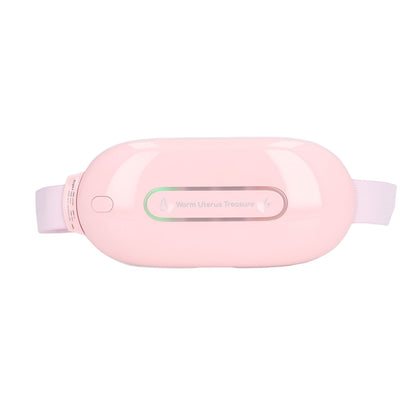 Electric Menstrual Heating Belt 3 Gears Fast Heating Intelligent Massage Electric Waist Belt for Women Pink