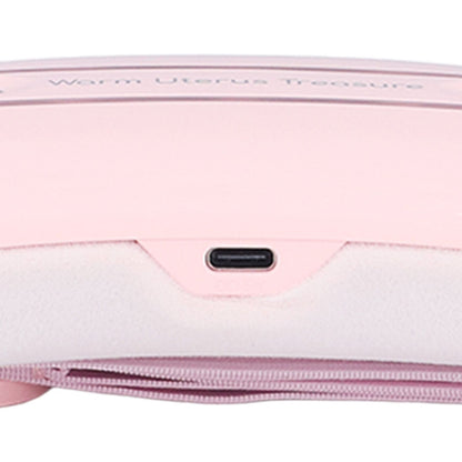 Electric Menstrual Heating Belt 3 Gears Fast Heating Intelligent Massage Electric Waist Belt for Women Pink