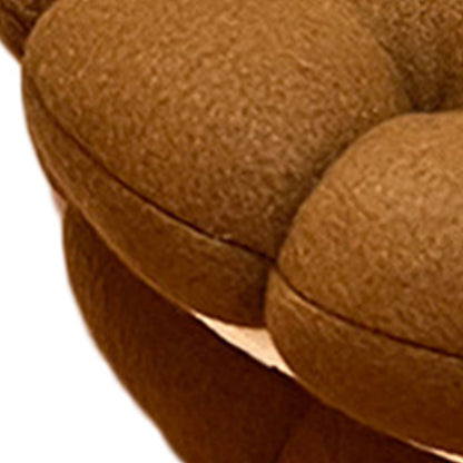 Cookie Cushion Cute Soft Breathable PP Cotton Filling Seating Cushion for Dormitory Bedroom Bedside 450g Chocolate