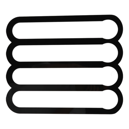 Wall Capsule Holder Compatible For VertuoLine Capsule Pods Vertically Horizontally Mounted Coffee Capsule Rack Storage Black