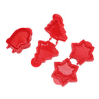 3 Pcs Pocket Pie Molds Christmas Tree Star Glove Shape Dough Presser Mini Hand Pie Mold Set Pie Maker for Christmas Baking