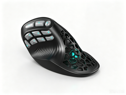 Solakaka E9 3 Mode Vertical Ergonomic Mouse, Bluetooth 5.3 USB 2.4G Wired Tri-Mode Rechargeable Wireless Vertical Mouse,black