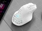 Solakaka E9 3 Mode Vertical Ergonomic Mouse, Bluetooth 5.3 USB 2.4G Wired Tri-Mode Rechargeable Wireless Vertical Mouse,white