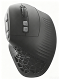 Solakaka E9PRO Tri‑Mode Vertical Ergonomic MMO Gaming Mouse, 10 Programmable Side Buttons, RGB Backlit Rechargeable Wireless Mouse,Black-Gray