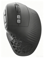 Solakaka E9PRO Tri‑Mode Vertical Ergonomic MMO Gaming Mouse, 10 Programmable Side Buttons, RGB Backlit Rechargeable Wireless Mouse,Black-Gray