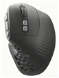 Solakaka E9PRO Tri‑Mode Vertical Ergonomic MMO Gaming Mouse, 10 Programmable Side Buttons, RGB Backlit Rechargeable Wireless Mouse,Black-Gray