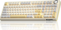 Solakaka Ki99pro 3‑Mode RGB Mechanical Keyboard,  Orange-White
