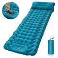 Camping Sleeping Self-inflating Mattress: Thickened Lightweight Single Camping Inflatable Bed And Attachable Double Camping Mat And Compact Inflatable