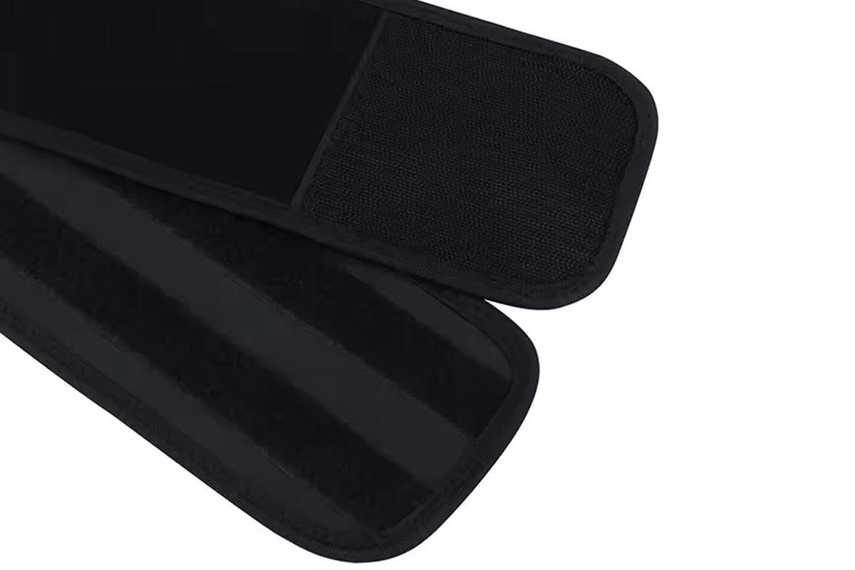 Sweat Waist Trainer for Women Sauna Sweat Belt Slim Body Shaper Corset - Black & L