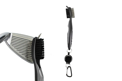 Golf Club Cleaning Brush Reel Groove Cleaner Tool -Green