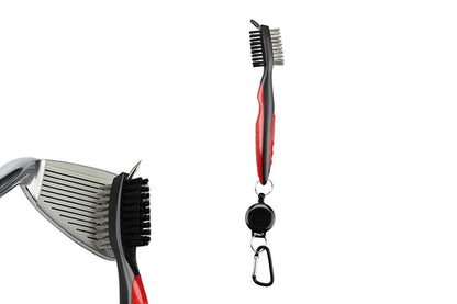 Golf Club Cleaning Brush Reel Groove Cleaner Tool -Grey