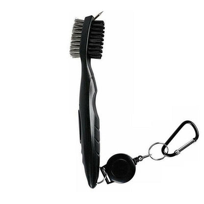 Golf Club Cleaning Brush Reel Groove Cleaner Tool -Grey