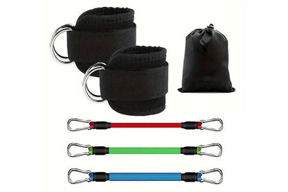 6Pcs Ankle Resistance Bands Ankle Bands for Working Out with Cuffs Resistance Bands -Mixed Color