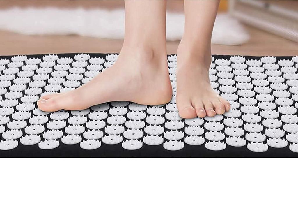 Body Massager Acupressure Cushion Mat(Black)