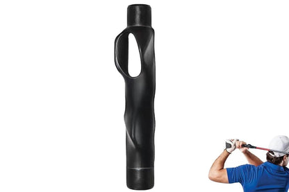 Golf Club Grip Trainer Attachment for Improved Hand Positioning -Grey