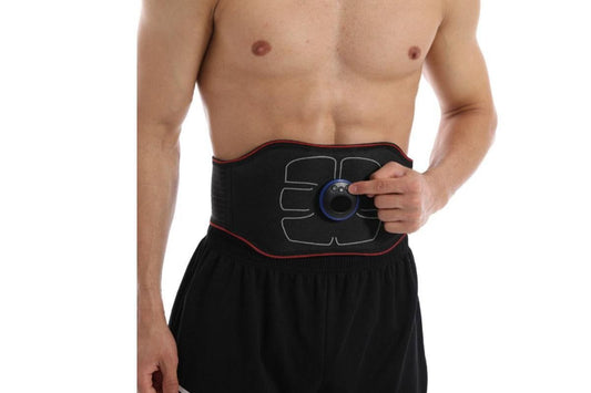 ABS Stimulator EMS Abdominal Muscle Trainer Smart Toning Belt for Home Workouts - L