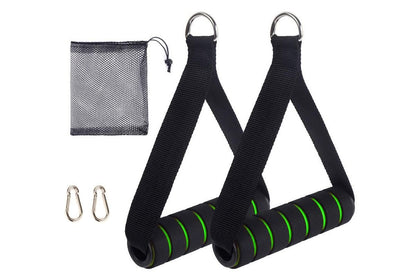 Yoga Strength Trainer Pull Down Home Gym Exercise Handles Replacement Fitness Equipment for Pilates -Red