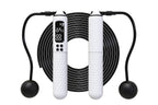 Smart Digital Jump Rope for Accurately Counts Jumps Sets Goals and Monitors Progress -Purple