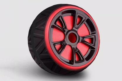 Wide Ab Roller Wheel for Home Gym Core Training - Red
