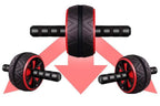 Wide Ab Roller Wheel for Home Gym Core Training - Yellow