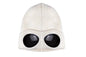 Winter Ski Hat with Goggles - Thermal Knit Beanie for Men & Women - White