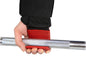 2pcs Weight Lifting Hook Hand Grip Support Wrist Straps Powerlifting Grips Gym Gloves(Red)