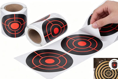 250X/Roll Shooting Target Self Adhesive Targets Splatter Reactive Target Sticker