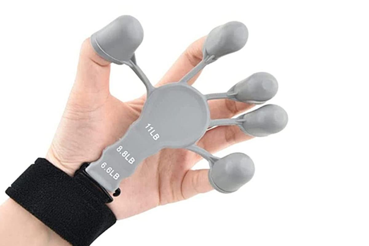 Finger Exerciser Hand Grip Strength Trainer for Hand Therapy Relieve Pain