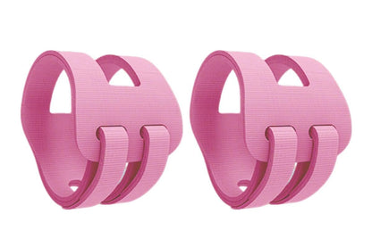 2PCS Ulnar Wrist Support Brace Adjustable for Sports Yoga Fitness - Pink
