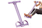 Pedal Resistance Band with Handles Adjustable Detachable Multifunction Pedal Resistance Band for Abs Arms Waist Legs Home Fitness - Purple