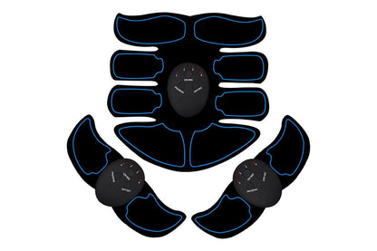3Pcs Muscle Training ABS Stimulator Stimulator -Blue