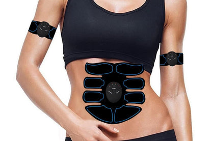 3Pcs Muscle Training ABS Stimulator Stimulator -Blue