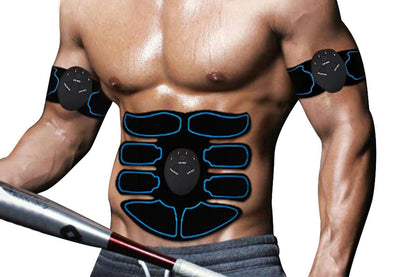 3Pcs Muscle Training ABS Stimulator Stimulator -Blue