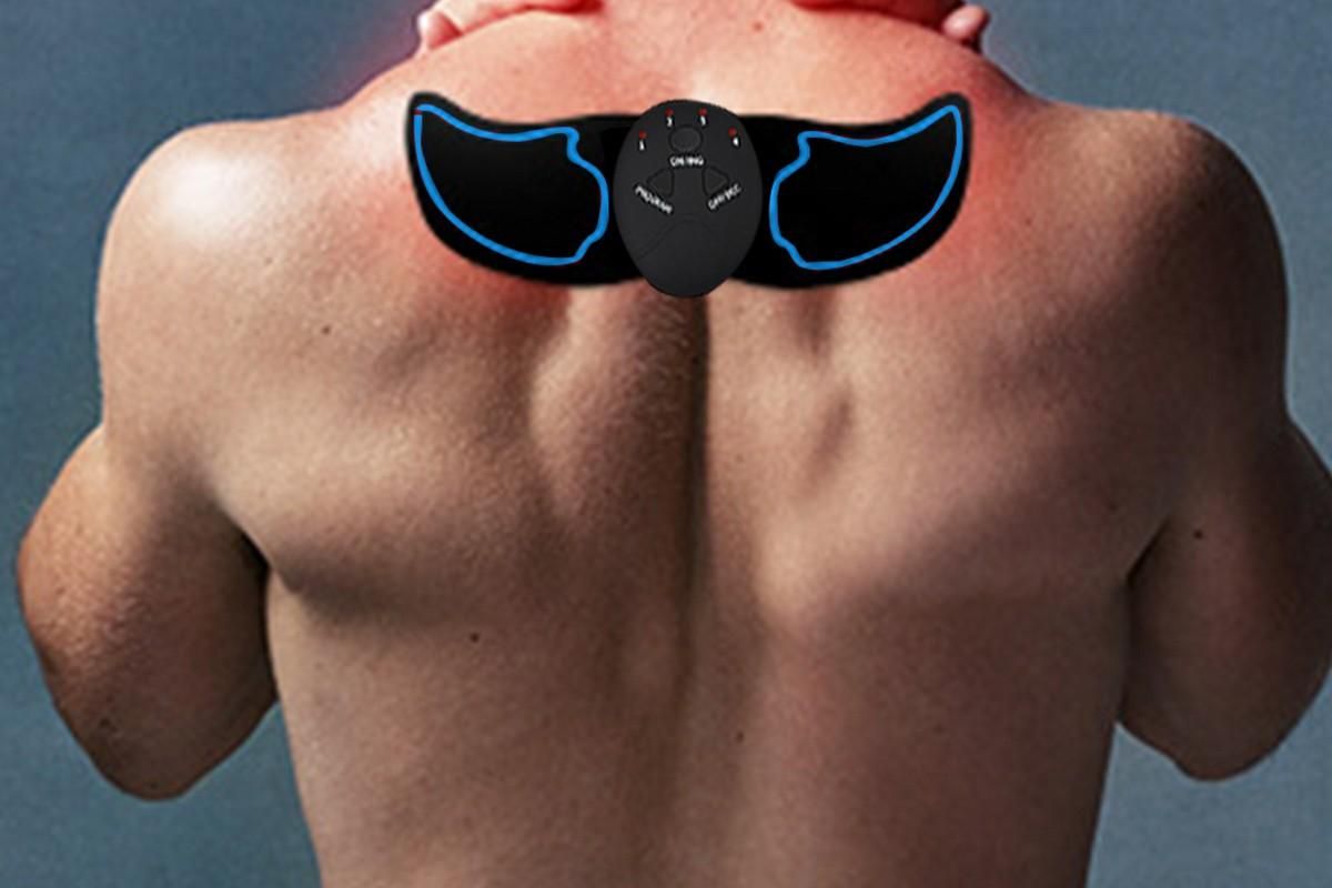3Pcs Muscle Training ABS Stimulator Stimulator -Blue