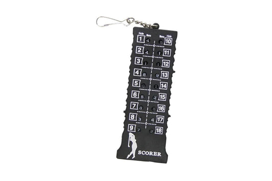 18 Hole Golf Score Counter Stroke Counter -Black