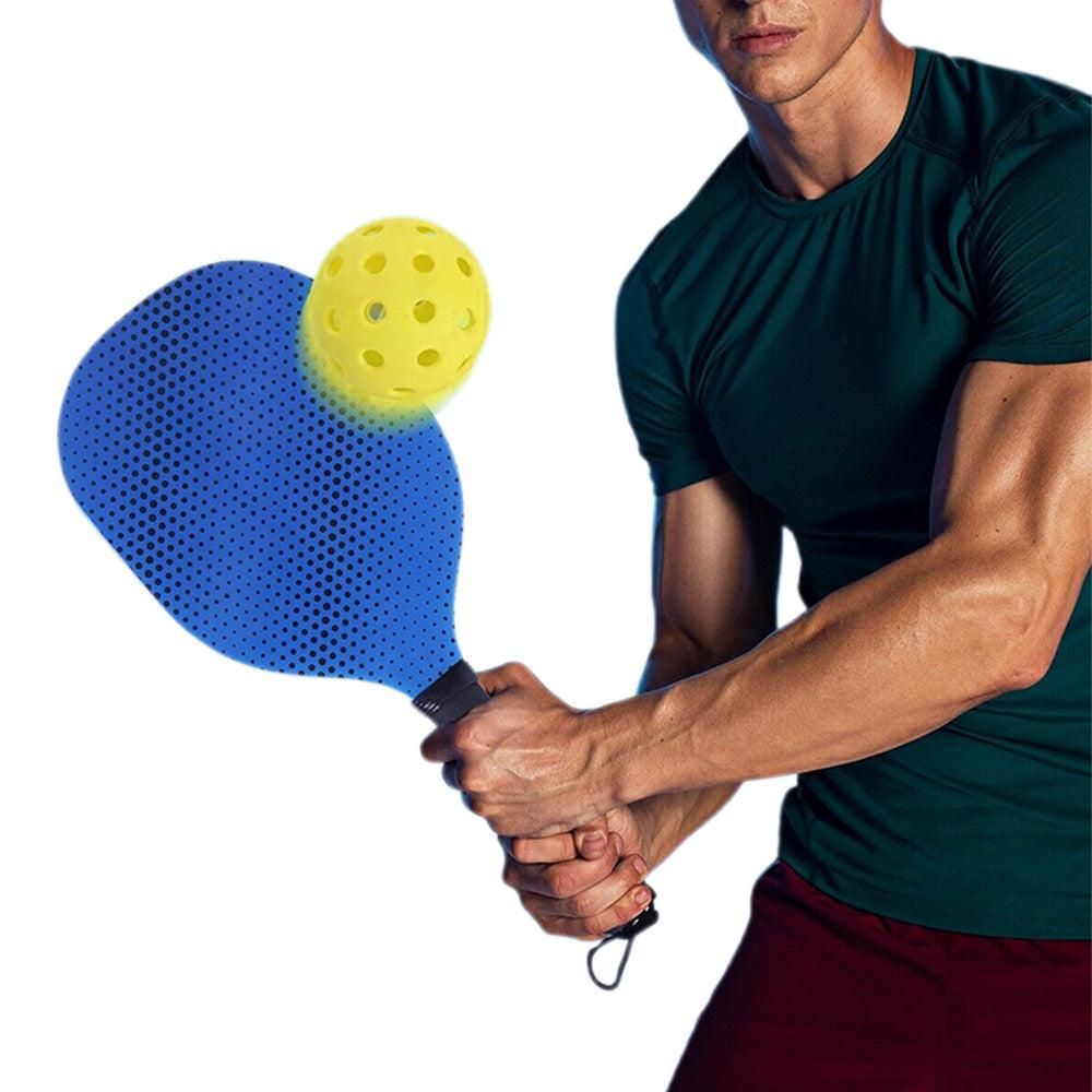 12Pcs Set 40-Hole Pickleball Balls High Bounce Outdoor Pickleball Set Yellow