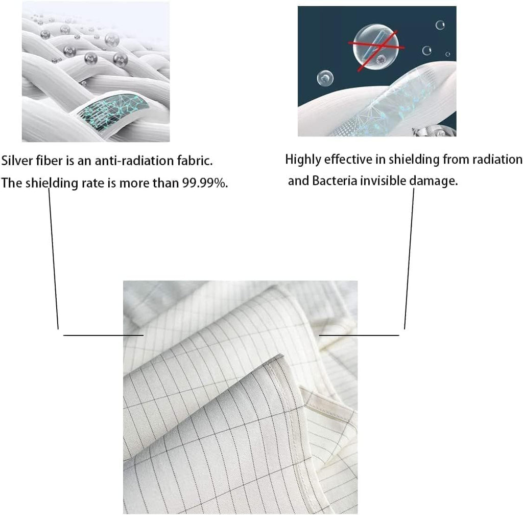 Grounding Flat Sheet, Bed Earthing Flat Sheet AU Plug Grounding Connection Cord Conductive Mat (White, Flat Sheets-(90x230cm))