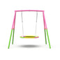 Flying Saucer Swing Set with Heavy Duty A-Frame Metal Swing Stand, Ful