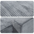 Modern Minimalist Modular Sofa - Dark grey