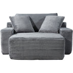 Modern Minimalist Modular Sofa - Dark grey