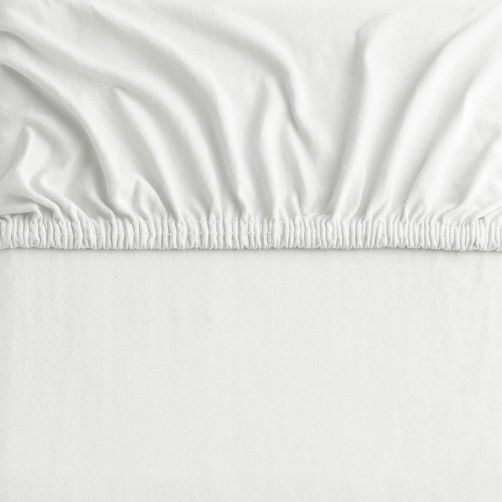 Hotel Quality Fitted sheets - 2 Piece Fitted sheets  -Breathable Bedding - Wrinkle, Fade, Stain Resistant- 26inch/40cm Deep Pocket Fitted Bed Sheet-Wrinkle and Fade Resistant,(White,Double)