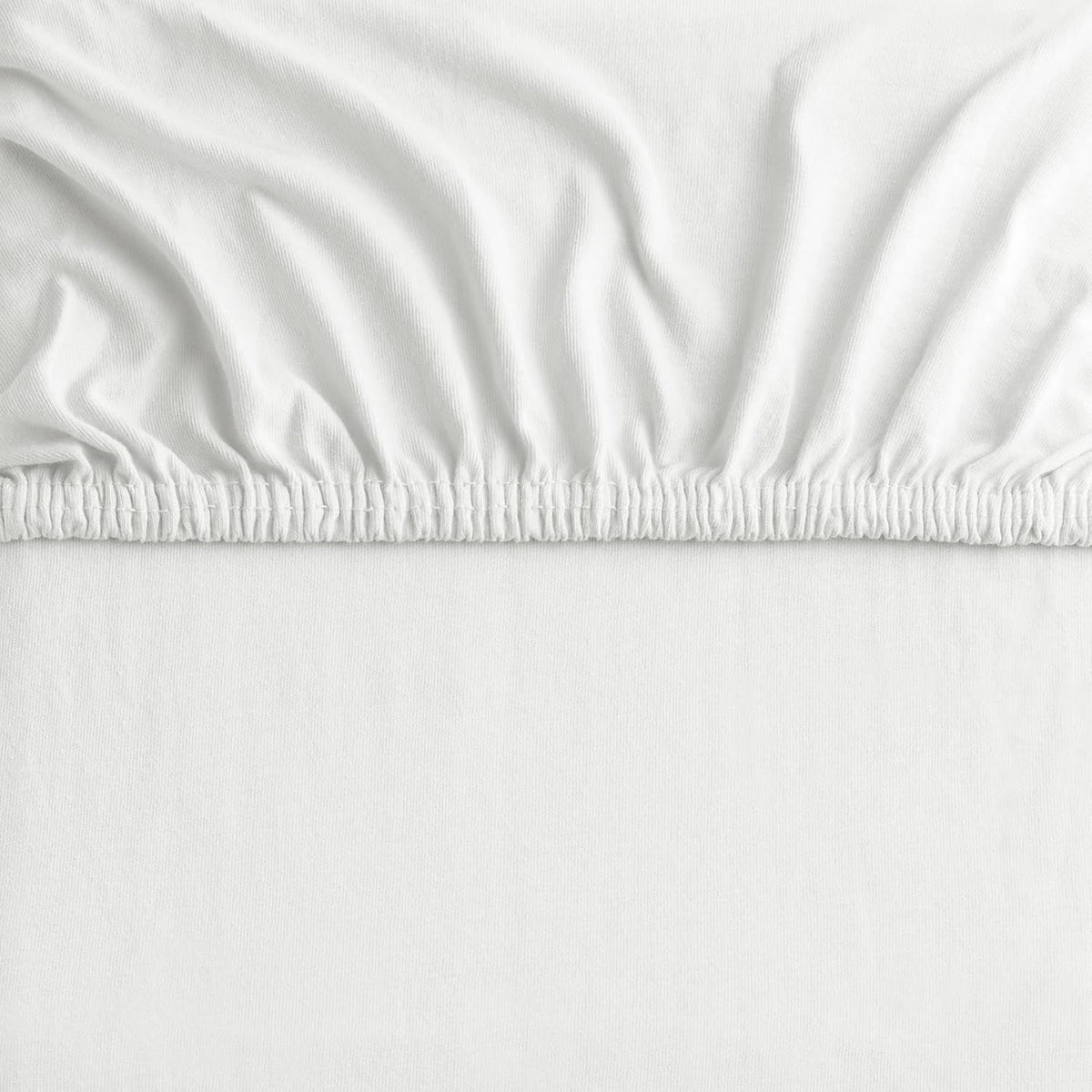 Hotel Quality Fitted sheets - 2 Piece Fitted sheets  -Breathable Bedding - Wrinkle, Fade, Stain Resistant- 26inch/40cm Deep Pocket Fitted Bed Sheet-Wrinkle and Fade Resistant,(White,Double)