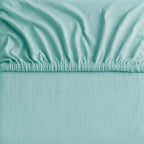 Hotel Quality Fitted sheets - 2 Piece Fitted sheets  -Breathable Bedding - Wrinkle, Fade, Stain Resistant- 26inch/40cm Deep Pocket Fitted Bed Sheet-Wrinkle and Fade Resistant,(Ice blue,Double)