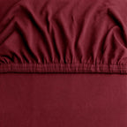 Hotel Quality Fitted sheets - 2 Piece Fitted sheets  -Breathable Bedding - Wrinkle, Fade, Stain Resistant- 26inch/40cm Deep Pocket Fitted Bed Sheet-Wrinkle and Fade Resistant,(Red,Double)