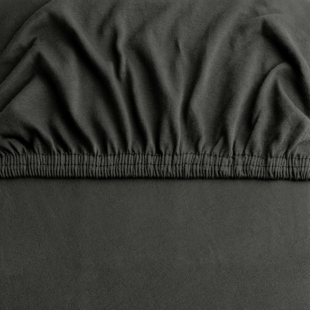 Hotel Quality Fitted sheets - 2 Piece Fitted sheets  -Breathable Bedding - Wrinkle, Fade, Stain Resistant- 26inch/40cm Deep Pocket Fitted Bed Sheet-Wrinkle and Fade Resistant,(Dark gray,Double)