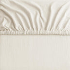 Hotel Quality Fitted sheets - 2 Piece Fitted sheets  -Breathable Bedding - Wrinkle, Fade, Stain Resistant- 26inch/40cm Deep Pocket Fitted Bed Sheet-Wrinkle and Fade Resistant,(Cream White,King Single)