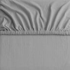 Hotel Quality Fitted sheets - 2 Piece Fitted sheets  -Breathable Bedding - Wrinkle, Fade, Stain Resistant- 26inch/40cm Deep Pocket Fitted Bed Sheet-Wrinkle and Fade Resistant,(Grey,Queen)
