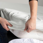 Hotel Quality Fitted sheets - 2 Piece Fitted sheets  -Breathable Bedding - Wrinkle, Fade, Stain Resistant- 26inch/40cm Deep Pocket Fitted Bed Sheet-Wrinkle and Fade Resistant,(White,Super King)
